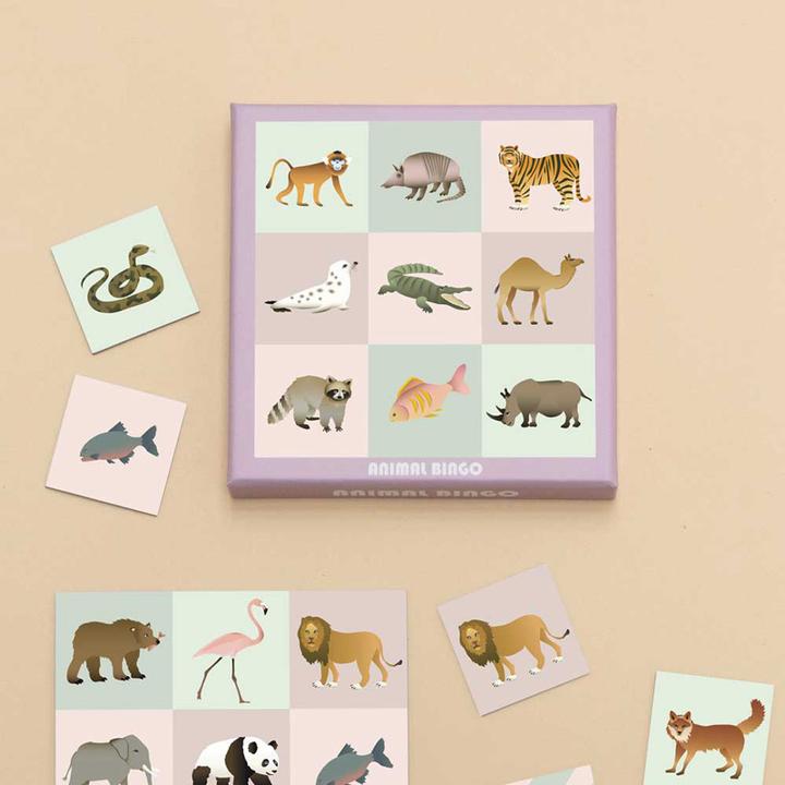 Actual product image Vissevasse Kids game ANIMAL BINGO