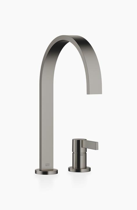 Produktbild Dornbracht MEM Zweilochbatterie, Küchenarmatur, mit Einzelrosetten, Ausladung 241mm