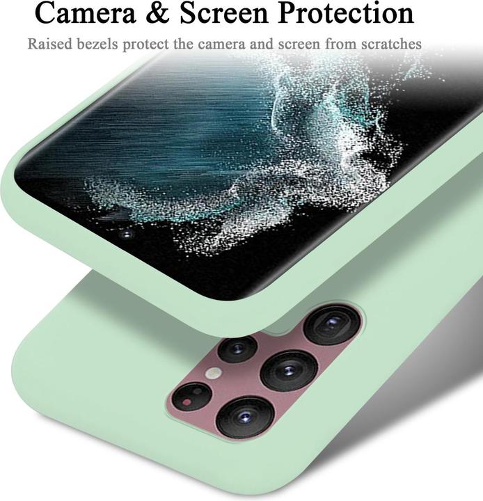Produktbild Cadorabo TPU Liquid Silicone Case Hülle (Samsung Galaxy S22 Ultra)