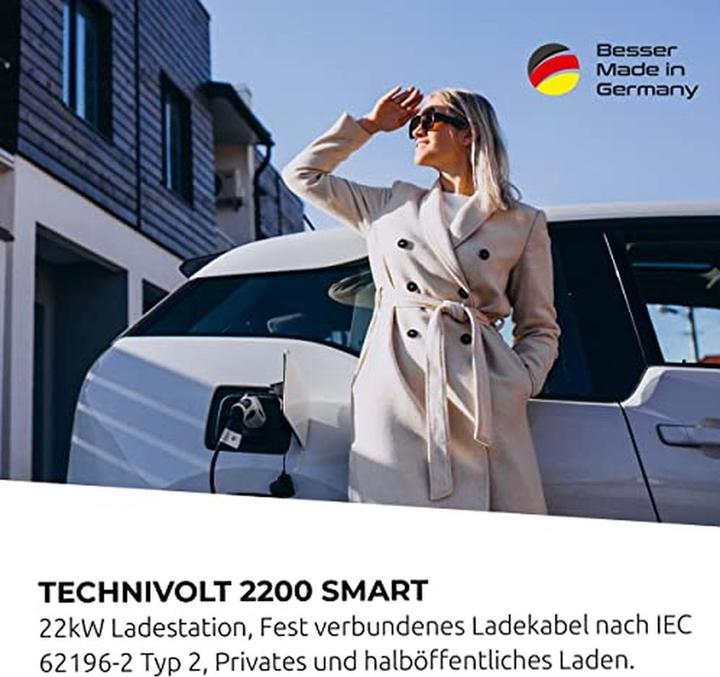 Actual product image Technivolt 2200 Smart (Type 2, 22 kW, 32 A)