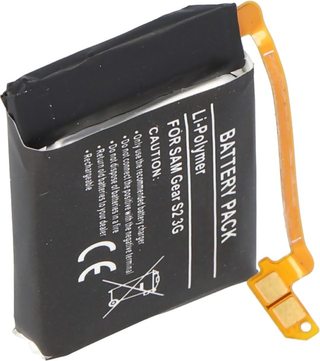 Actual product image Samsung Galaxy Gear S2 3G battery, SM-R730, -R730A, -R730S, -R730T, -R730V, -R735, EB-BR730ABE, GH43-04538B