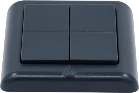Actual product image Shelly BLU Wall Switch 4 ZB DK