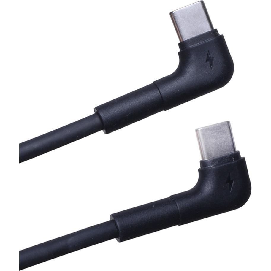 Maxlife MXUC-09 Winkelkabel USB-C - USB-C 1,0 m 60W schwarz (1 m), USB Kabel