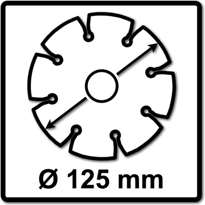 Productafbeelding Bosch Professional Bosch Standaard voor Universeel diamantzaagblad 125 x 22,23 mm 5 stuks ( 5x 2608615059 ) voor beton