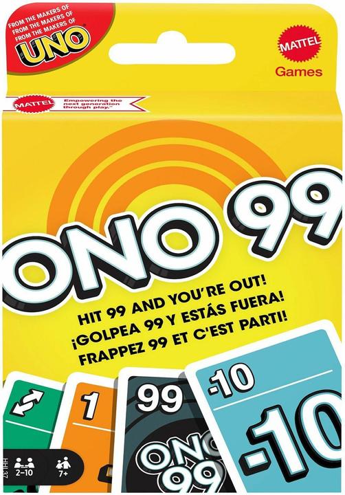 Produktbild Mattel Games O'NO 99 Kartenspiel (Deutsch, Französisch, Italienisch, Englisch)