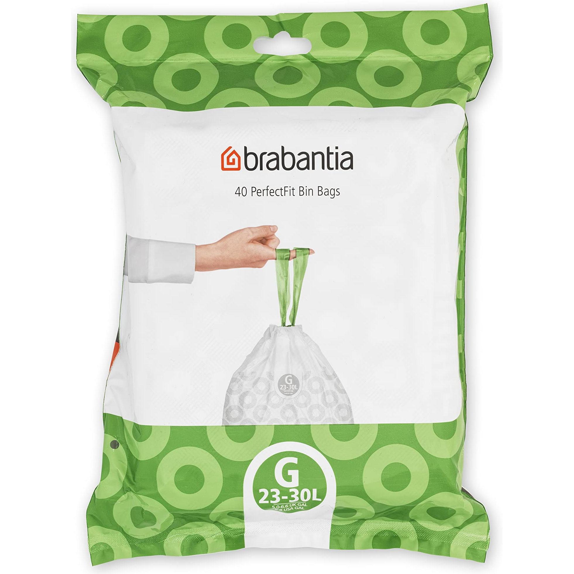 Brabantia PerfectFit, Abfallsack, Weiss