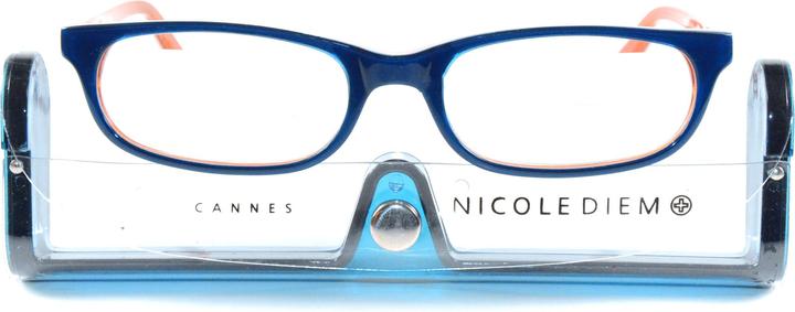 Nicole Diem Reading glasses Cannes navy