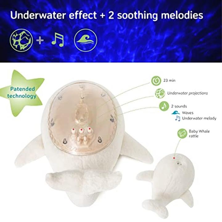 Image du produit Cloud B Baleine Tranquille, Blanc - (CB7900-WD)