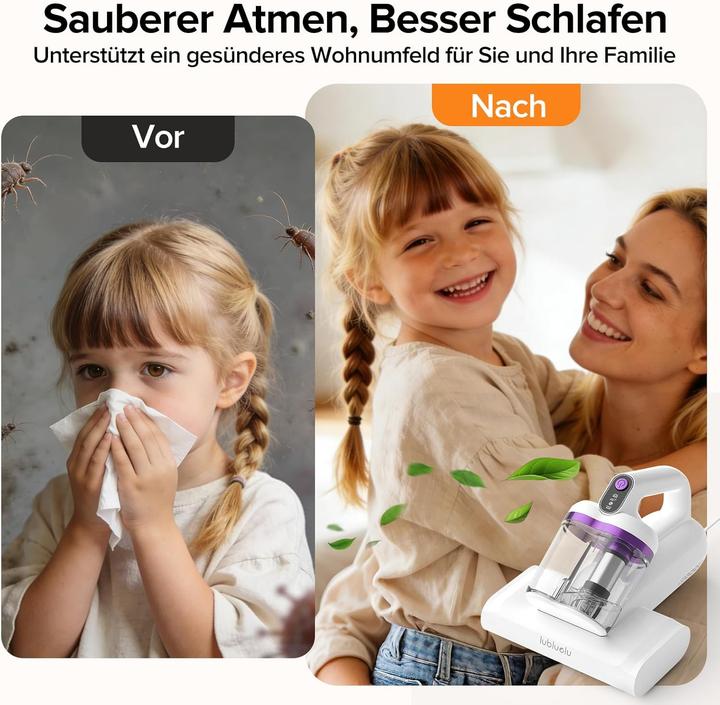 Produktbild Lubluelu Milbensauger 3in1 für Matratzen und Textilien