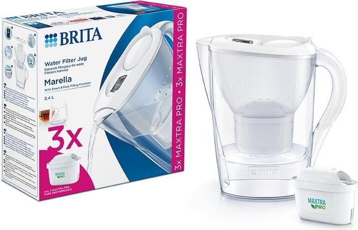 Produktbild Brita Marella Biały+ 3 MAXTRA PRO Pure Performance (2.40 l)