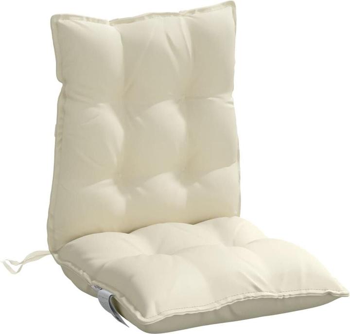 Actual product image vidaXL Low backrest cushions 4 pcs. Oxford fabric (100 x 50 x 7 cm)