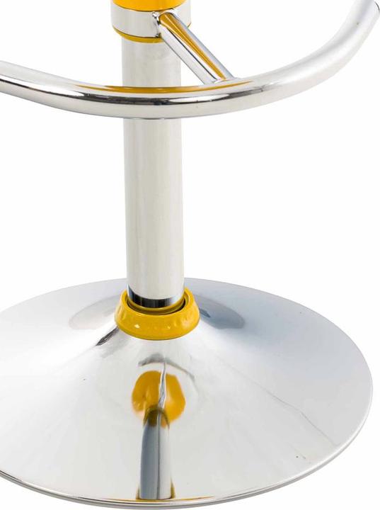 Actual product image CLP Bar stool Saddle, yellow