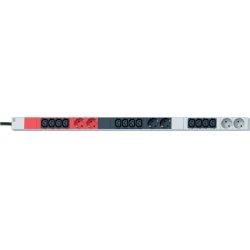 Produktbild Bachmann IT PDU ALU 0HE 12x C13 6x Schutzkontakt 3x 16A CEE rot