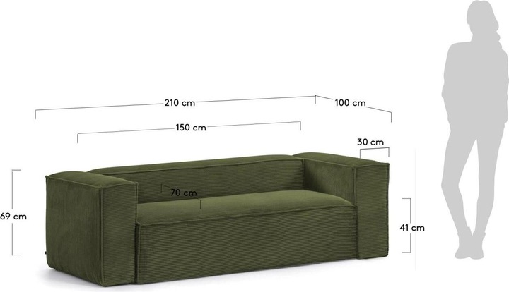 Produktbild Kave Home Blok (2-Sitzer)