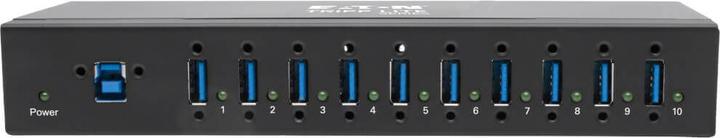 Produktbild Eaton 10-Port Industrial-Grade USB 3.0 SuperSpeed Hub 20kV ESD Immunity Metal Housing Moun (USB-C, 10 Ports)