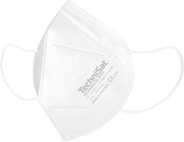 TechniSat Masque TECHNIMASK FFP2 (couvrant la bouche et le nez), masque jetable à 5 couches, fabriqué à (20 x)