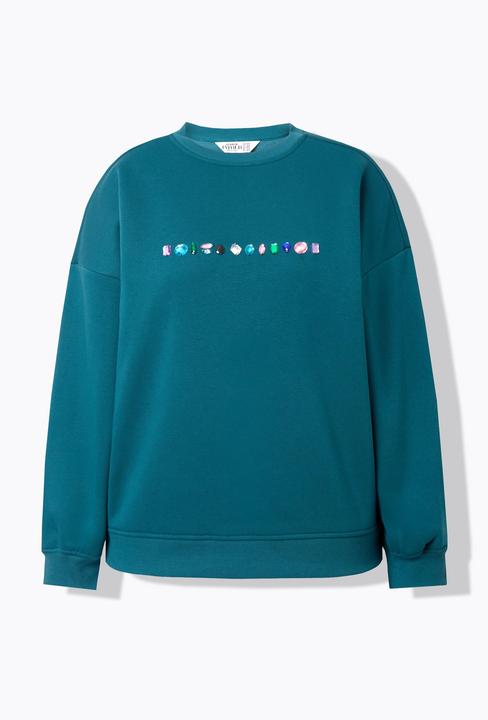 Produktbild Studio Untold Sweatshirt, oversized, Ziersteinchen (60)