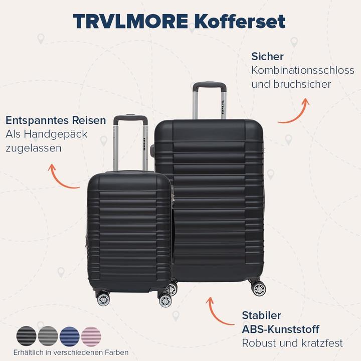 Actual product image Trvlmore 2-teiliges Kofferset (110 l)