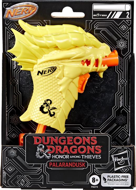 Produktbild Nerf MicroShots Dungeons & Dragons Palarandusk Blaster und 2 Elite 2.0 Darts, D&D Spielzeug