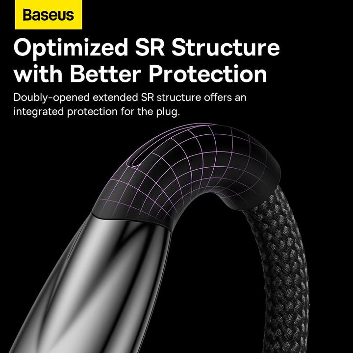 Produktbild Baseus USB-C cable for Lightning Glimmer Series, 20W, 2m (Black) (2 m, USB 2.0, 20 W)