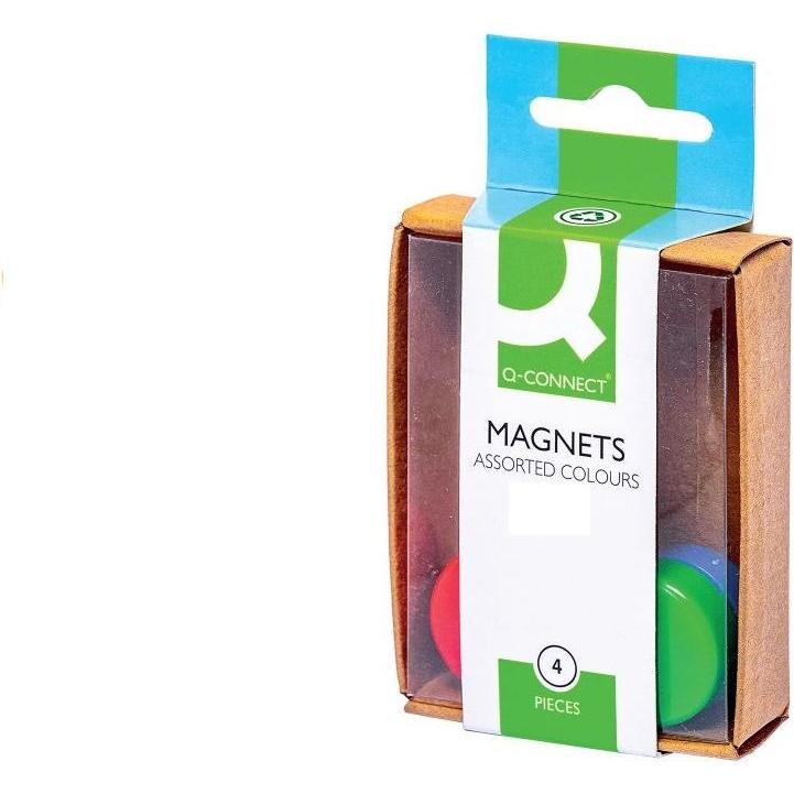Q-Connect, Magnet, Magnet 25 mm Durchmesser (4 x)