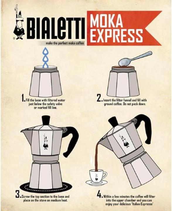 Actual product image Bialetti Moka6 (6 T.)