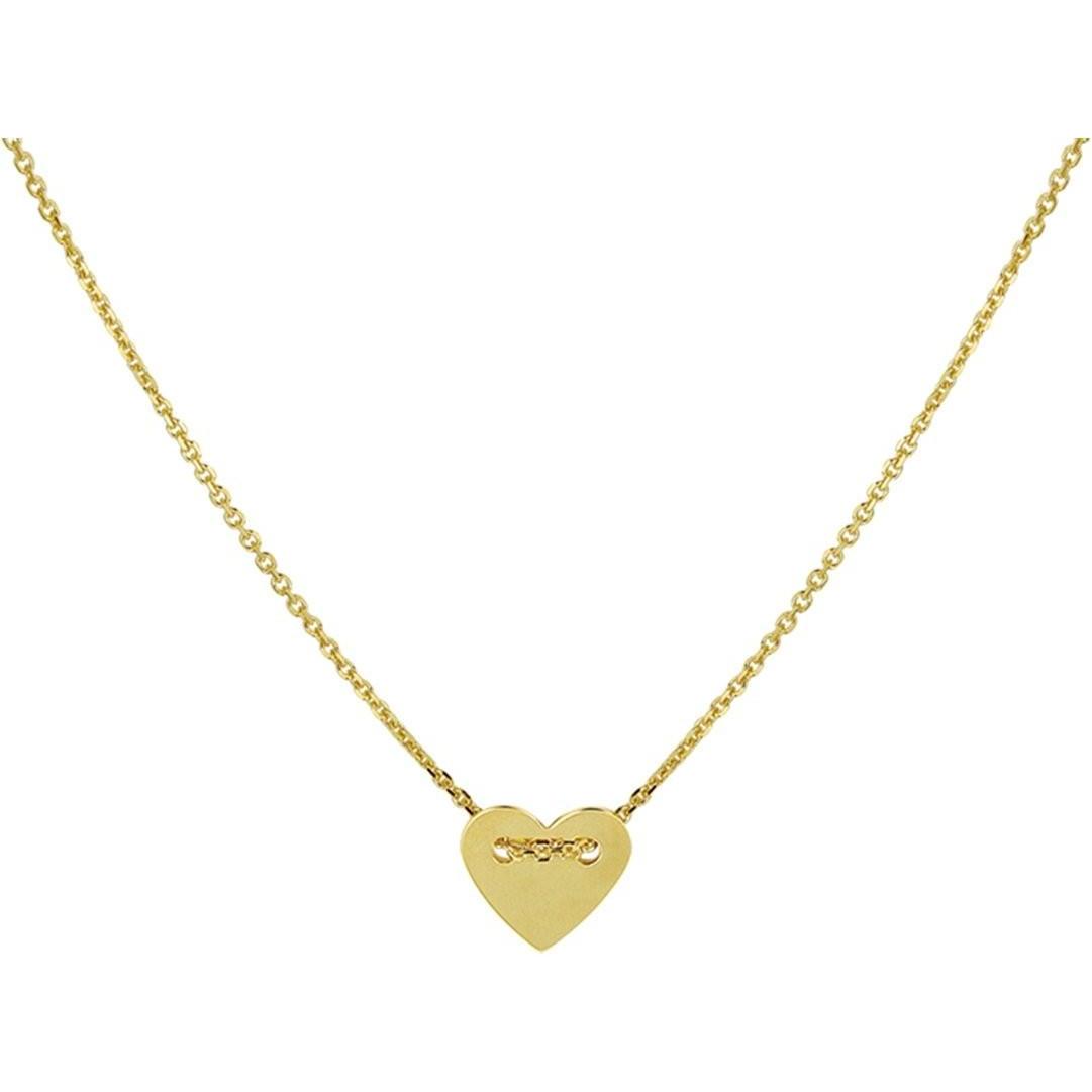 Marie, Collana, Celeste ketting hart 1,0 mm 40 - 42 cm - Goud, (Giallo oro, 42 cm)