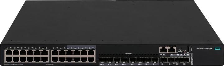 Produktbild HPE E FlexNetwork 5520 HI Switch 16 RJ-45, 8 SFP Combo, 4 SFP+ Ports, 1 Expansion Module Slot, 1 (24 Ports)