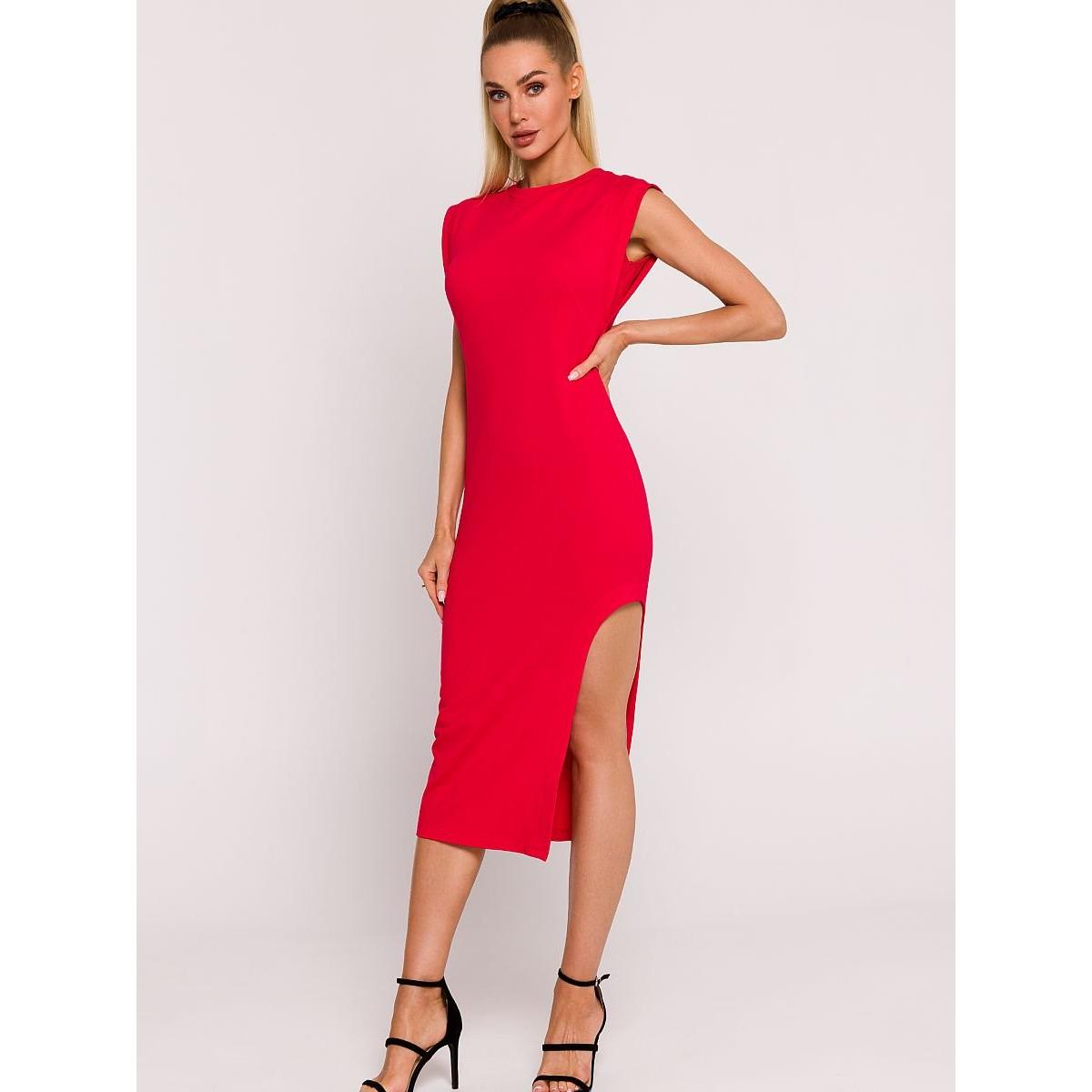 Made of Emotion, Damen, Kleider, Alltagskleid, Rot, (XL)