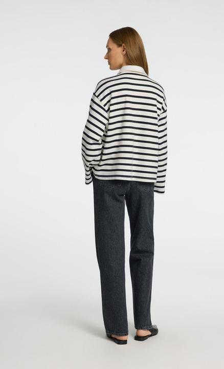 Image du produit Selected Streifen Langarm-Poloshirt (XS)