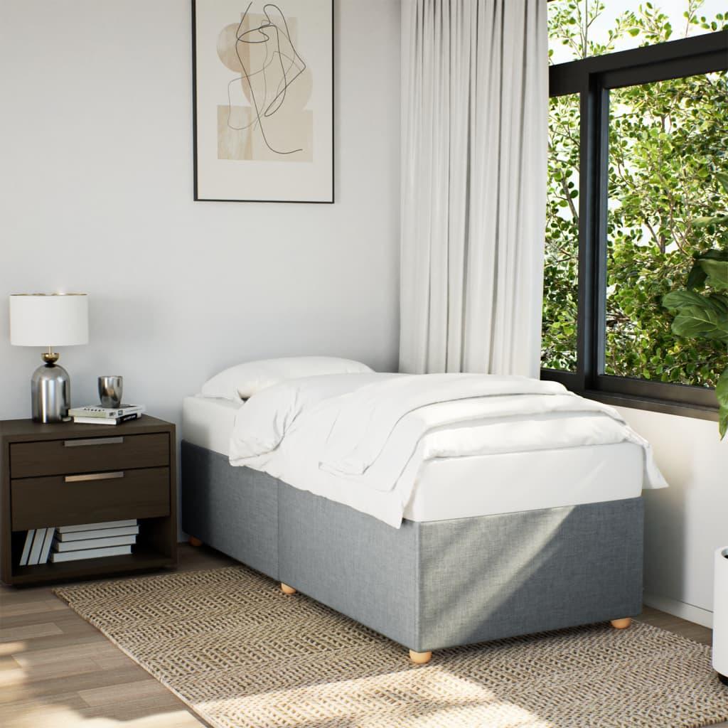 Thumbnail - VidaXL, Bett, Bettgestell Stoff (100 x 200 cm)