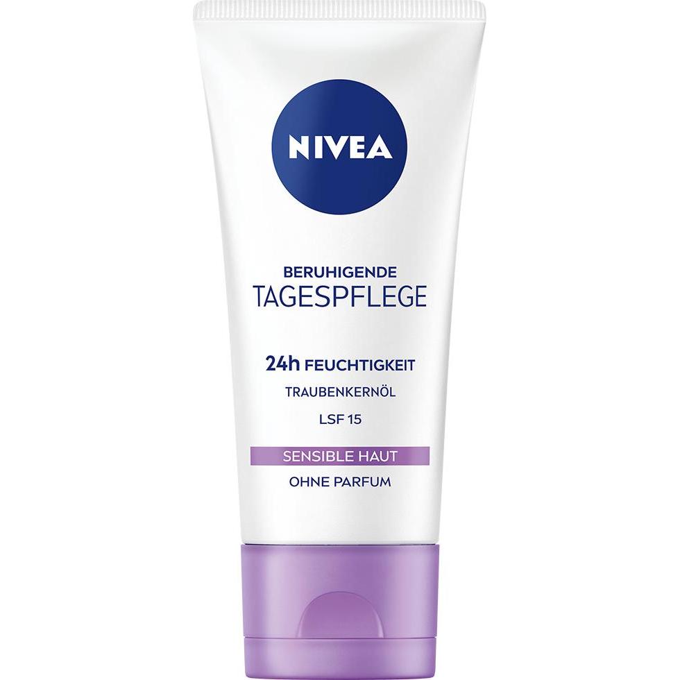 Nivea Crema Viso, Trattamento Lenitivo Da Giorno Spf15 (50 Ml, Da Giorno, Spf 15)