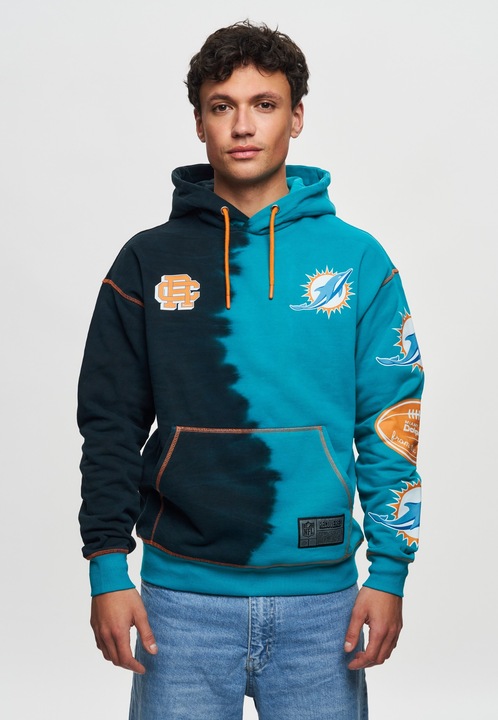 Produktbild Recovered Re:covered Fleece Hoody - INK DYE Miami Dolphins - M (M)
