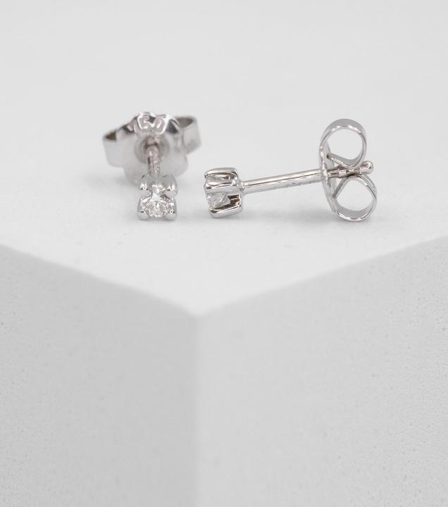 Image du produit Muau Boucles d'oreilles (Or blanc 750)