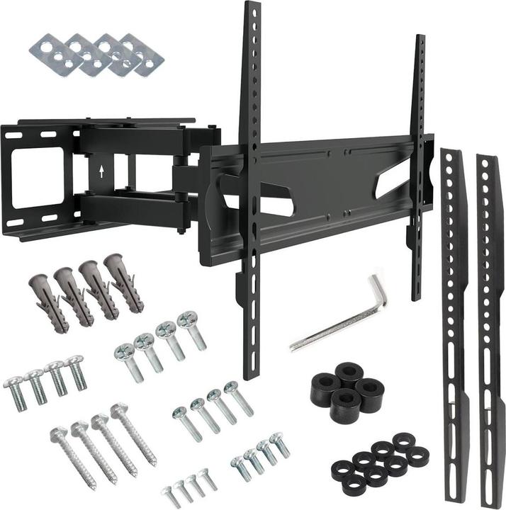 Actual product image Maclean MC-723 - VESA monitor/TV holder, 37-70", black, 45 kg (Wall, 45 kg, 37" - 70")