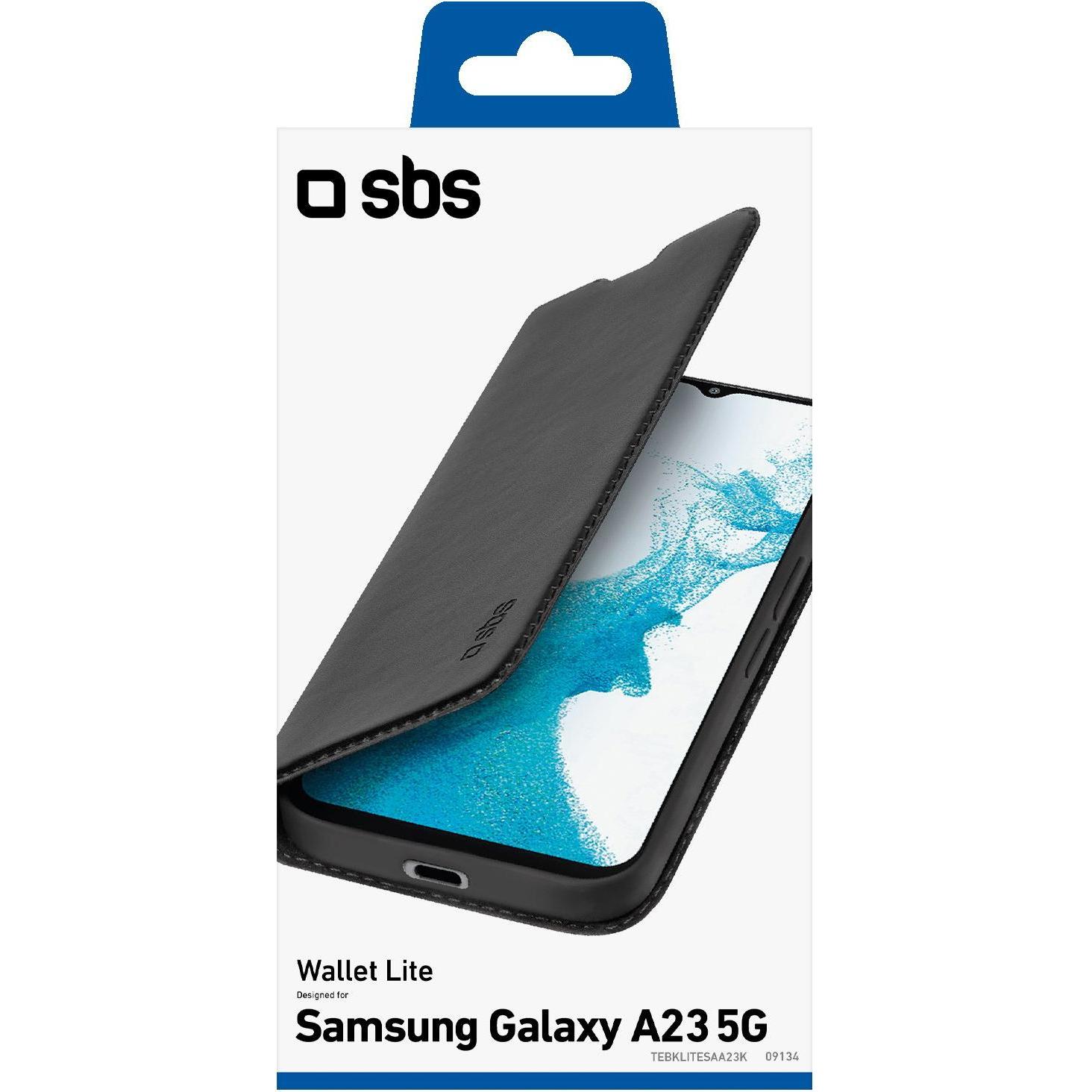 Thumbnail - SBS Book Wallet Lite Galaxy A23 5G schwarz (Samsung Galaxy A23 5G), Smartphone Hülle, Schwarz