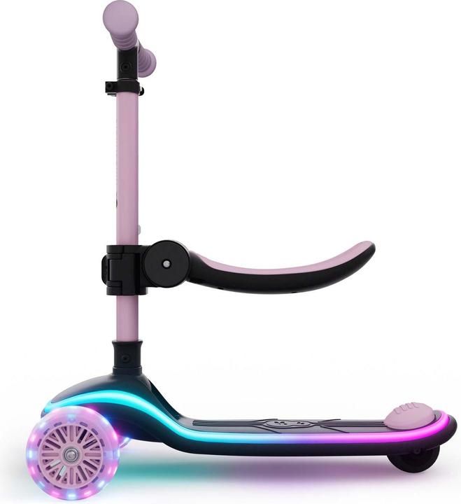 Produktbild KinderKraft Three-wheeled LED scooter pink