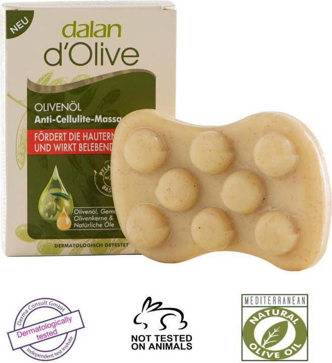 Produktbild Natura Punto 3er-Set feste Olivenöl Massageseife (Hartseife, 150 g)