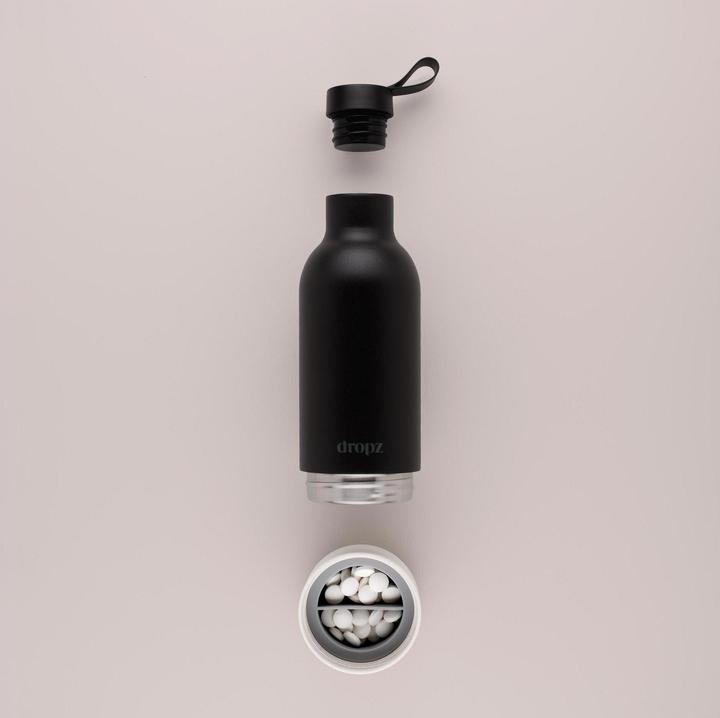 Actual product image Dropz Drinking bottle 500 l, black (0.50 l)