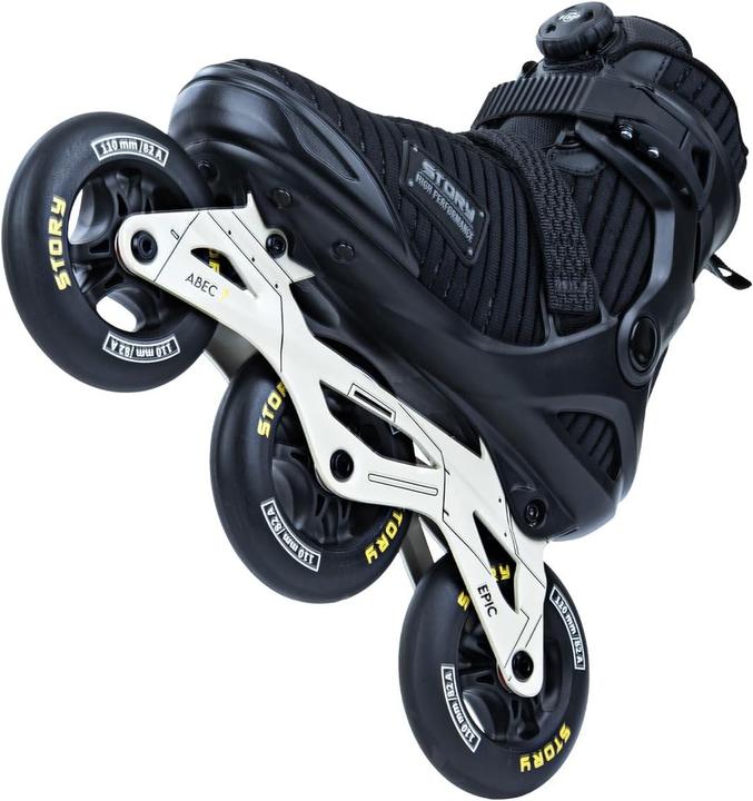 Produktbild Story Epic FitGo Inlineskates schwarz 44 (1101005103129) (44)