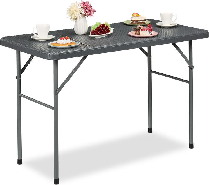 Actual product image Relaxdays Garden table (121.50 x 61 x 74 cm)