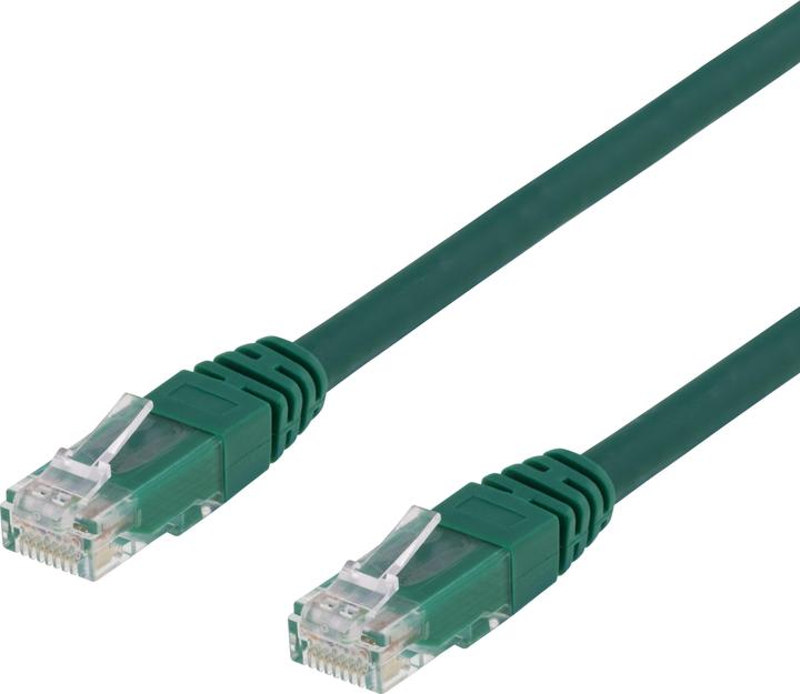 Produktbild Deltaco UTP Cat6 - 1 m - Cat6 - RJ-45 - RJ-45 - Grün (U/FTP, CAT6, 1 m)