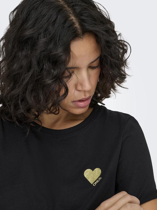 Actual product image Only Heart print top (XS)