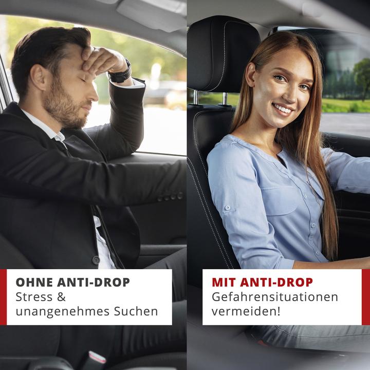 Produktbild Walser Autositz Lückenfüller AntiDrop, 2er Set Sitzlückenfüller-Auto 49x7,5 cm schwarz