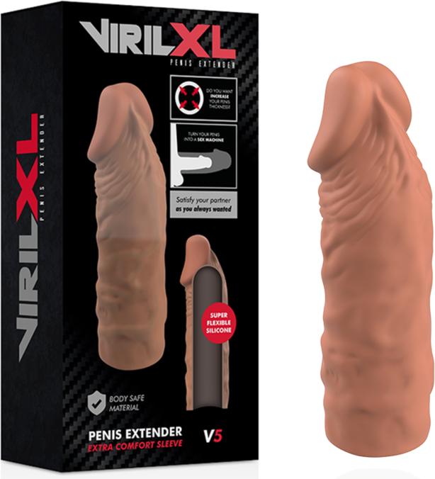 Produktbild Virilxl Extension De Pene Liquid Silicone V5 Marron