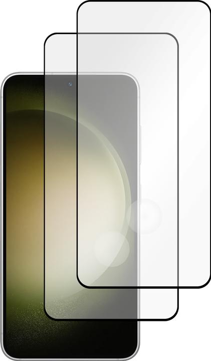 Produktbild Cazy Schutzglass Kompatibel mit Samsung Galaxy S23 - Tempered Glass Volle Abdeckung - 2 Stück (2 Stück, Samsung Galaxy S23)