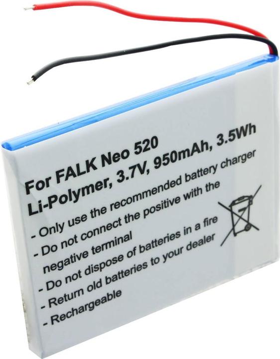 Actual product image AccuCell Akku Falk Neo 520, Neo 520LMU Akku SR404255