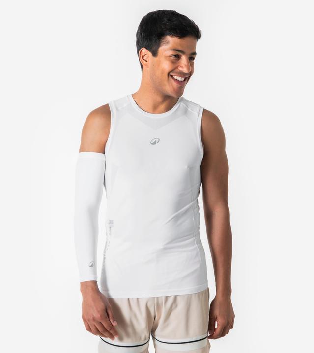 Actual product image Tarmak Basketball Trikot ärmellos - Tank 500 NBA weiss (S)