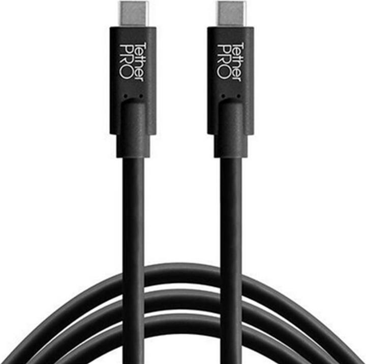 Actual product image Tether Tools Cable TetherPro USB-C to USB-C, 1.8 m Black (1.80 m, USB 3.2 Gen 1, 60 W)