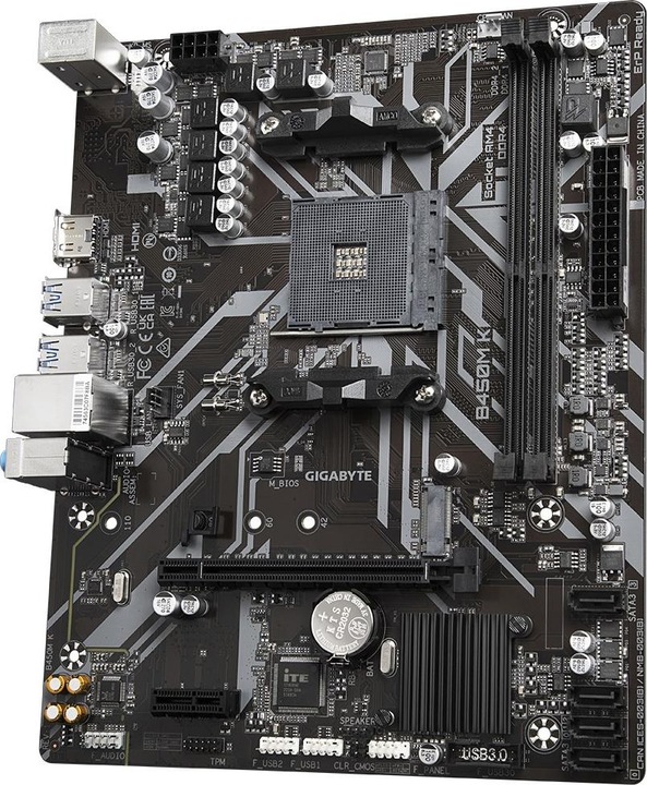 Produktbild Gigabyte GBT AMD AM4 B450M K (AM4, AMD B450, mATX)